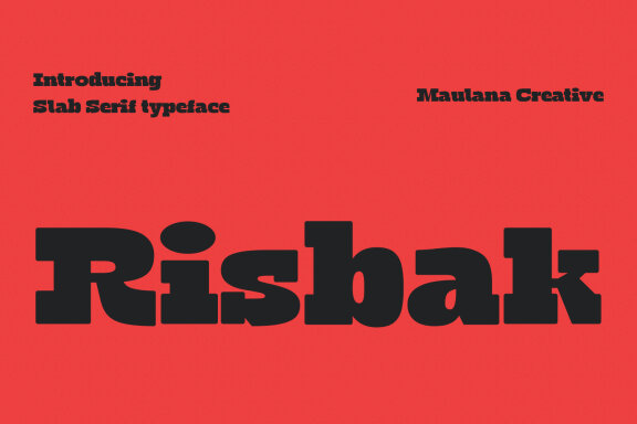 Risbak Slab Serif Typeface