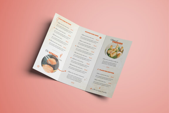 Japanese Food Menu Full Stationery