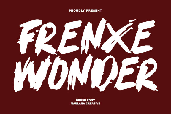 Frenxe Wonder Brush Font