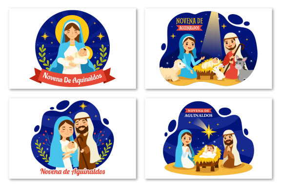 13 Novena De Aguinaldos Illustration