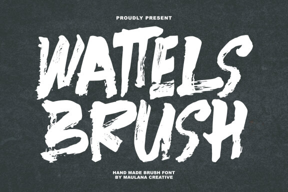 Wattels Brush Handmade FREE Font