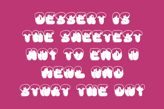 Eltosina Bubble Display Font