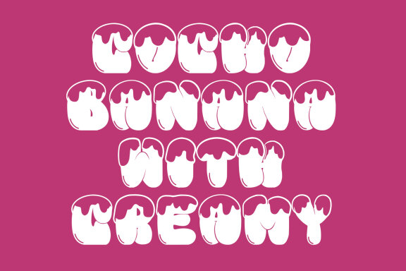 Eltosina Bubble Display Font