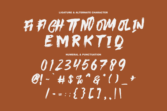 Chrinol Brush Font