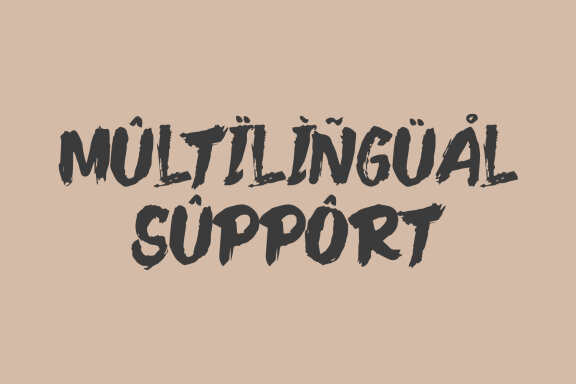 Chrinol Brush Font