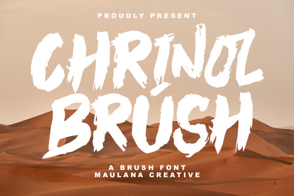 Chrinol Brush Font