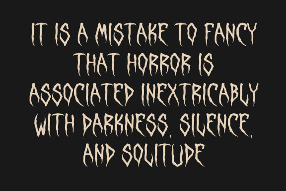 Alterica Monchins Horror Display Font