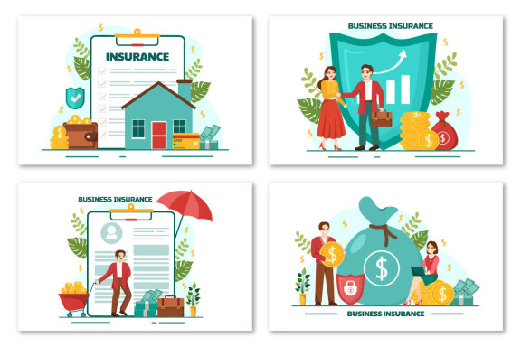 12 Business Insurance Illustration