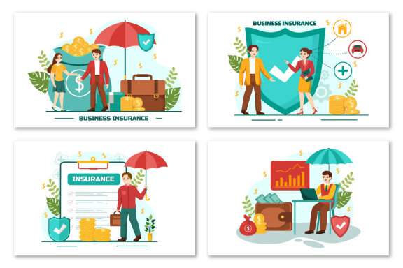 12 Business Insurance Illustration