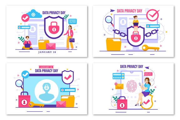 13 Data Privacy Day Illustration