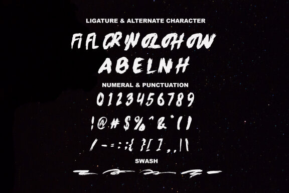 Fower Brush Font