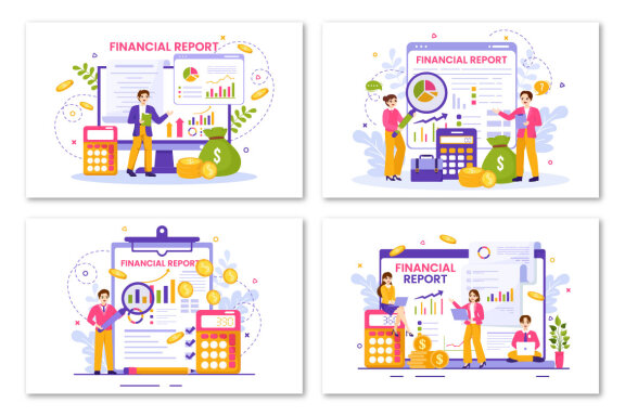 12 Financial Report Illustration