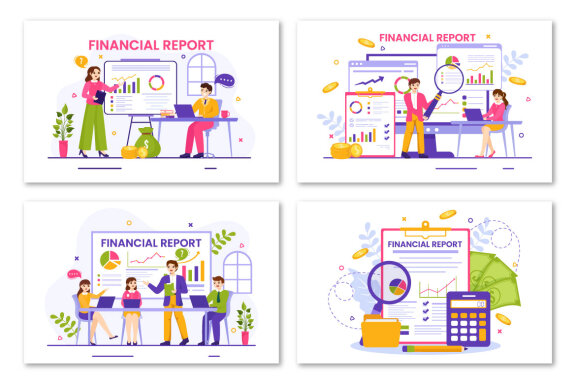 12 Financial Report Illustration