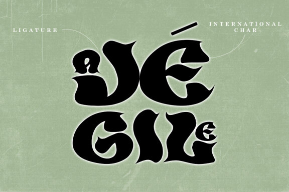AJEGILE – DISPLAY TYPEFACE FONT