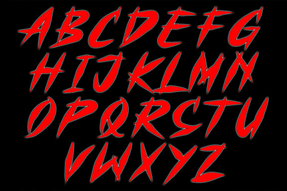 THE SCARY - HALLOWEEN DISPLAY FONT