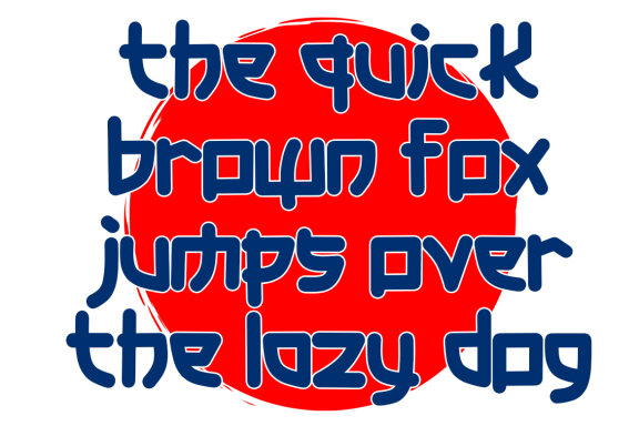 HANAMICHI SAKURAGI – JAPANESE BRUSH FONT