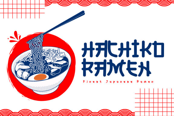 HANAMICHI SAKURAGI – JAPANESE BRUSH FONT