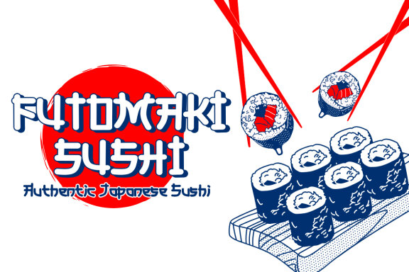 HANAMICHI SAKURAGI – JAPANESE BRUSH FONT