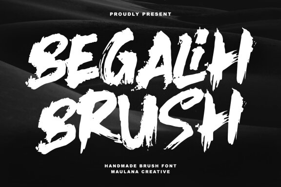 Begalih Brush Handmade Font