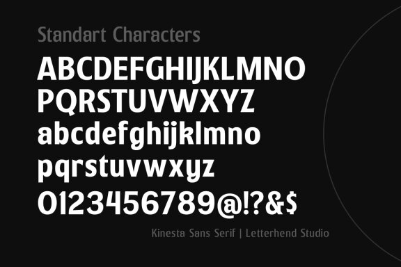 Kinesta Sans - Variable Typeface