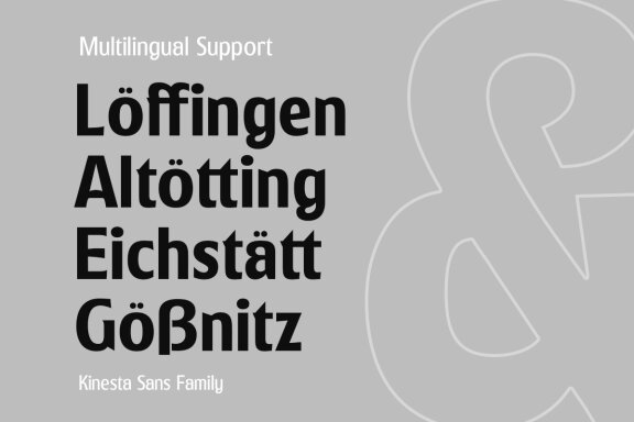 Kinesta Sans - Variable Typeface
