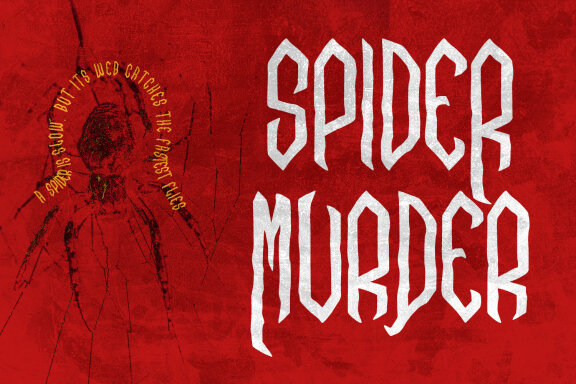 Nazzaric Horror Display Typeface