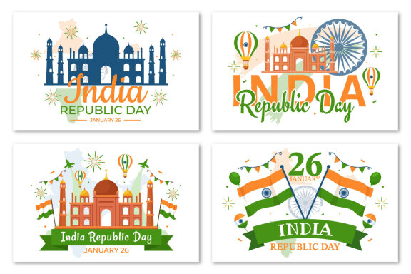 14 India Republic Day Illustration
