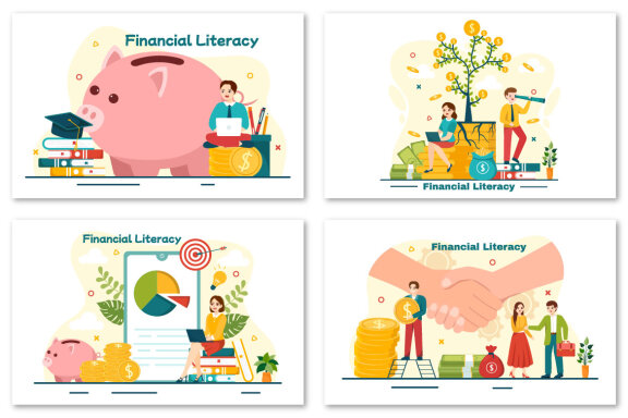 12 Financial Literacy Illustration