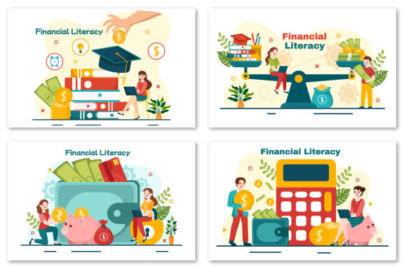 12 Financial Literacy Illustration