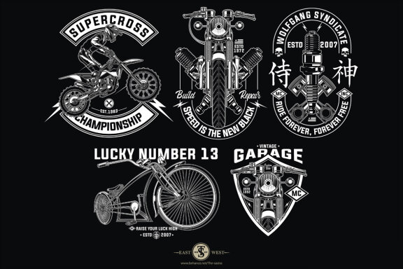 Biker Design Set 1