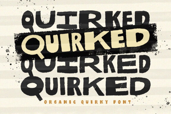 Quirked - Organic Quirky Font