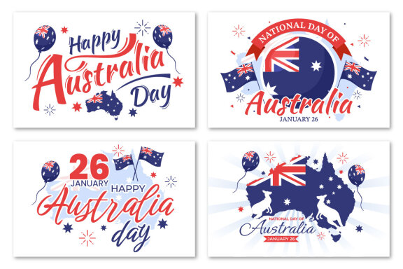 17 Happy Australia Day Illustration