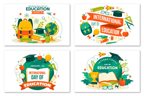 12 International Education Day Illustration