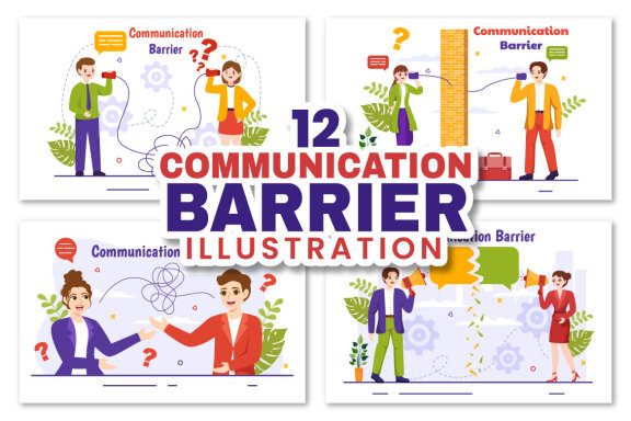 12 Communication Barrier Illustration