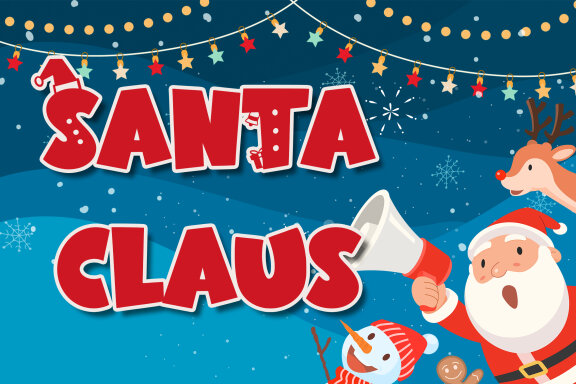 Santa On Duty FREE Christmas Font