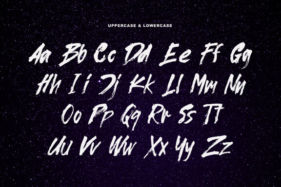 Zhow Badu Handmade Brush Font