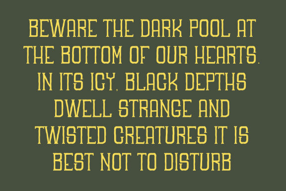 Phobia Panic Horror Sans Serif Font