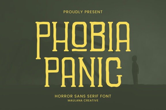 Phobia Panic Horror Sans Serif Font