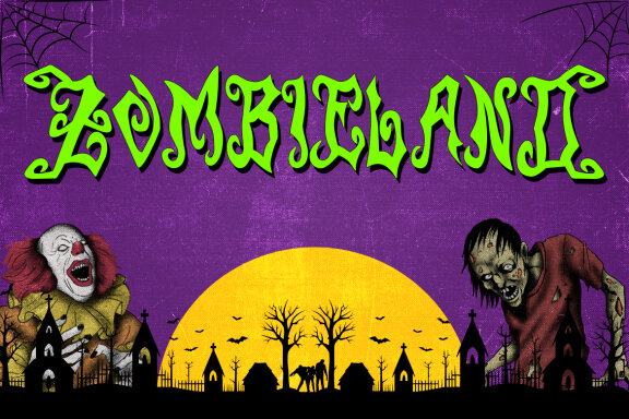 ZOMBIELAND - QUIRKY DISPLAY FONT