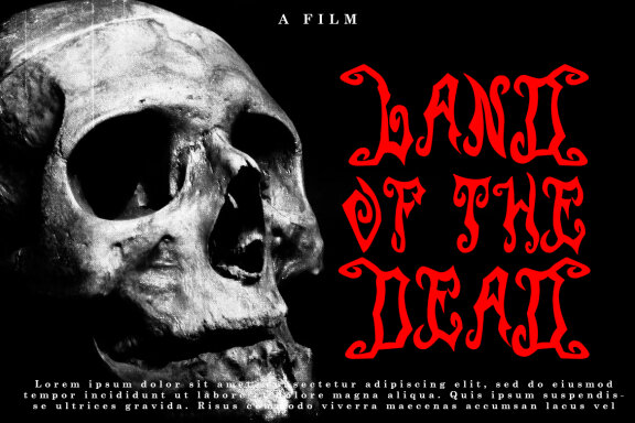 ZOMBIELAND - QUIRKY DISPLAY FONT