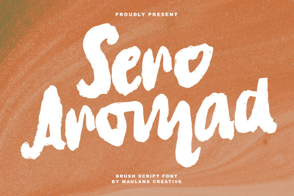 Sero Aromad Brush Script Font