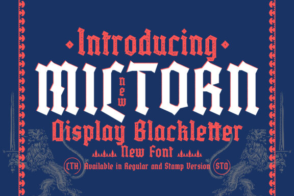 Miltorn - Display Blacklatter