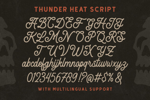 Thunder Heat - Monoline Sans Script