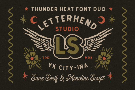 Thunder Heat - Monoline Sans Script