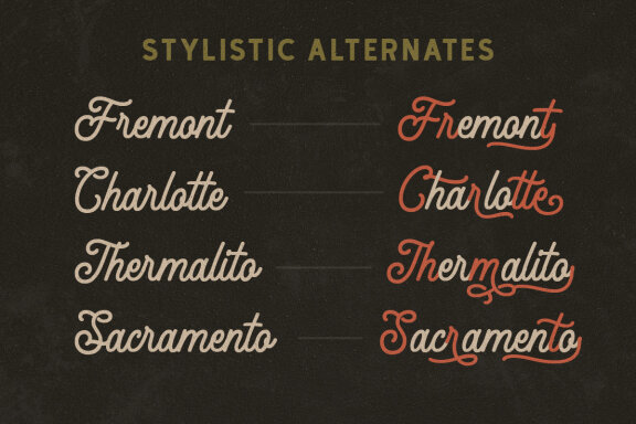 Thunder Heat - Monoline Sans Script