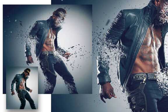 Shatter Photoshop Action