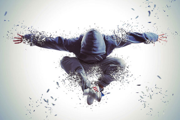 Shatter Photoshop Action