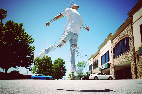 Shatter Photoshop Action