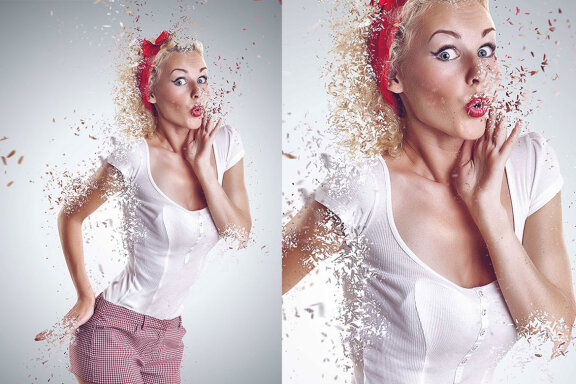 Shatter Photoshop Action