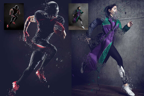 Shatter Photoshop Action